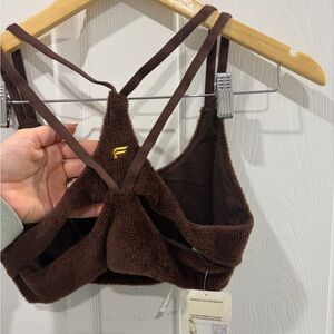Fabletics Chocolate Brown Terry Bralette